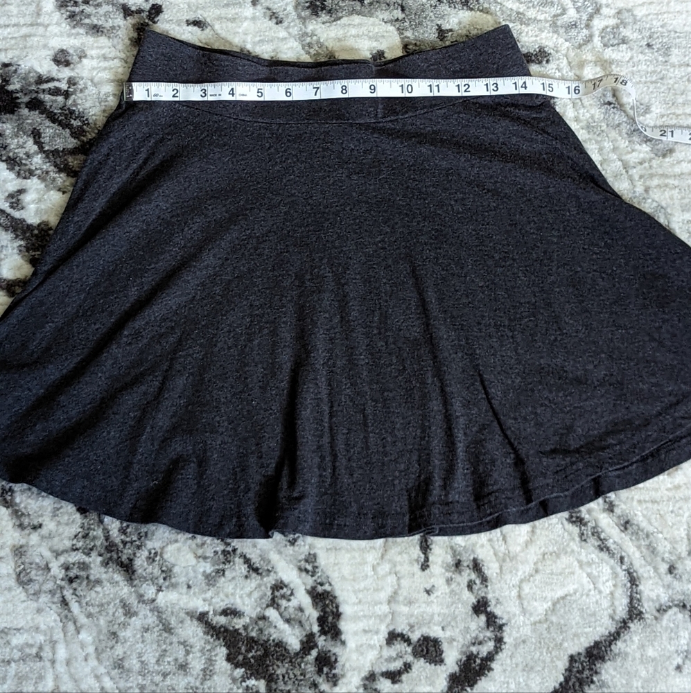 Dark gray AE skater skirt